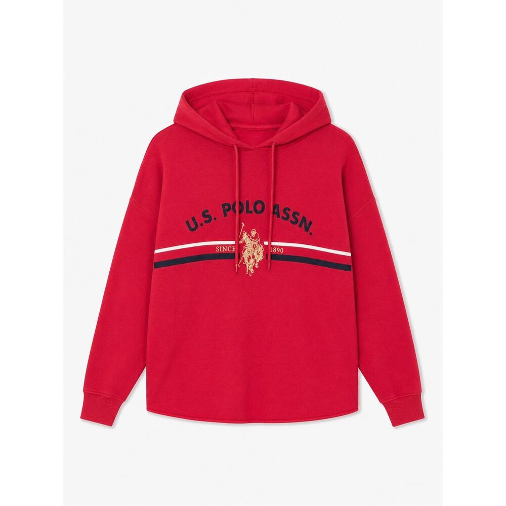 NEW With Tags Womens Polo Ralph Lauren Pullover Hoodie 2XL Red